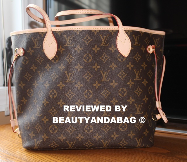 Louis Vuitton Mimosa Neverfull MM with pouch, Luxury, Bags